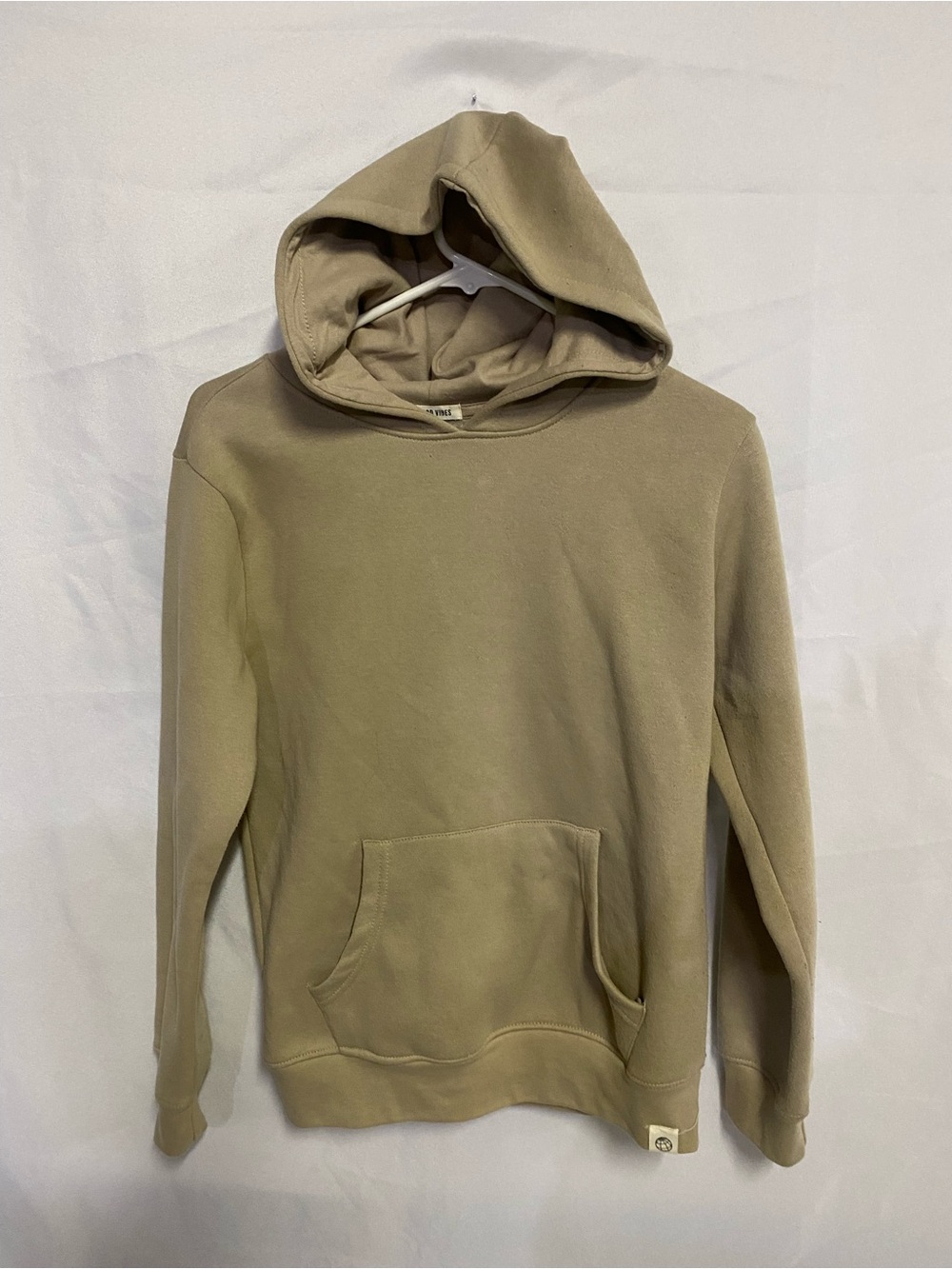 Free Planet kid’s Tan Pullover Hoodie